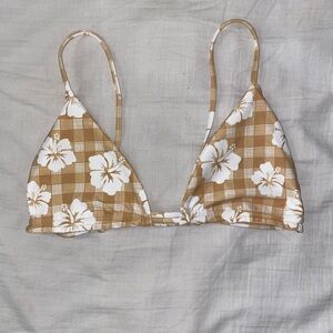 ❌SOLD- Benoa Honey Palaka Bikini Top